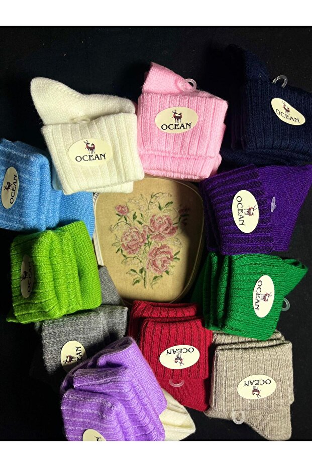 ocean bot kıvrık çorap - 1