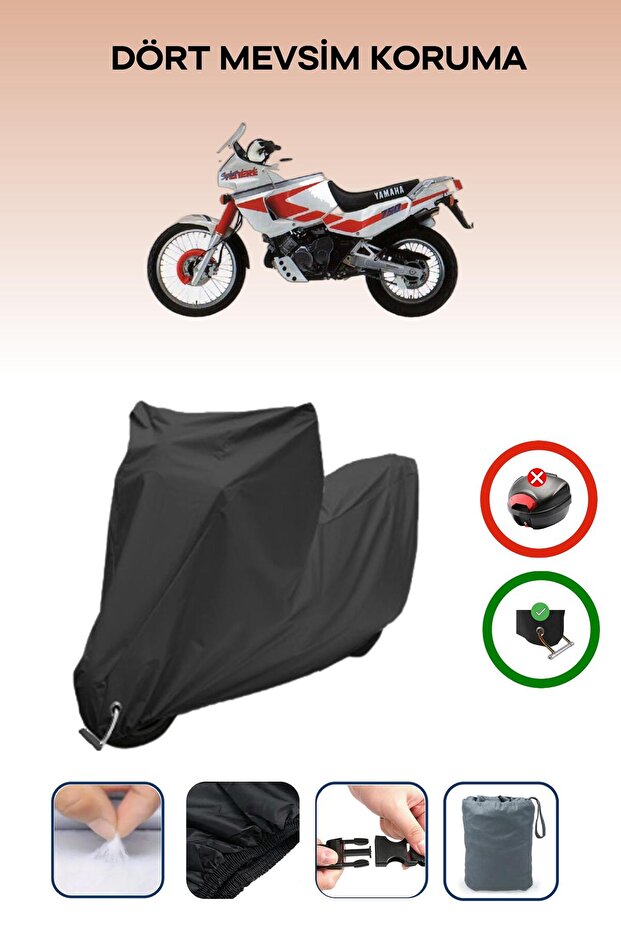 Black Lock Compatible Yamaha Xtz 750 Super Tenere Compatible Motorcycle Tarpaulin Waterproof