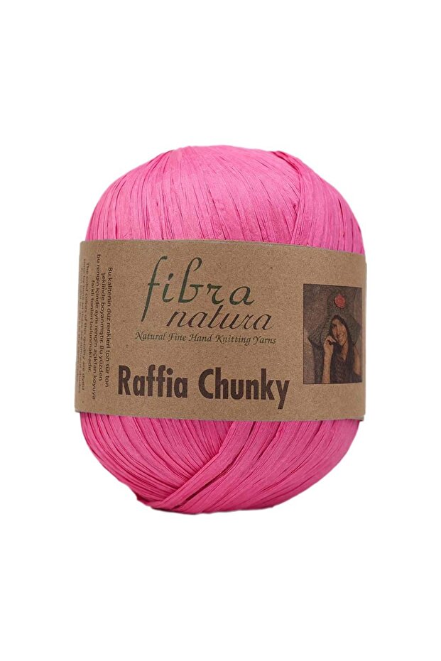 Raffia Chunky 100% Viscose – 100 g 120 m Thick Straw Look Knitting Yarn-114-06-1 Piece