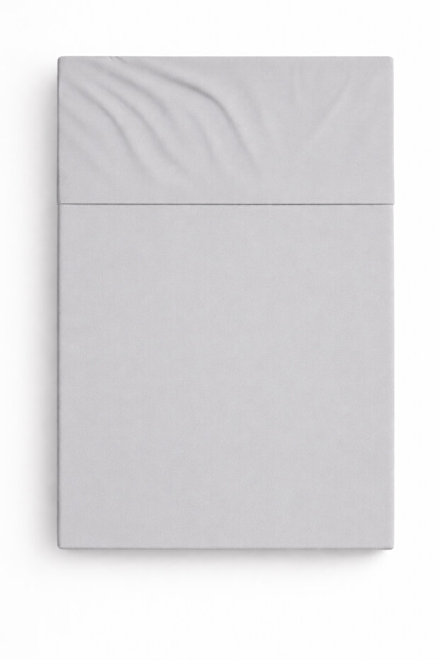 Flat Sheet Single Size Gray - 1