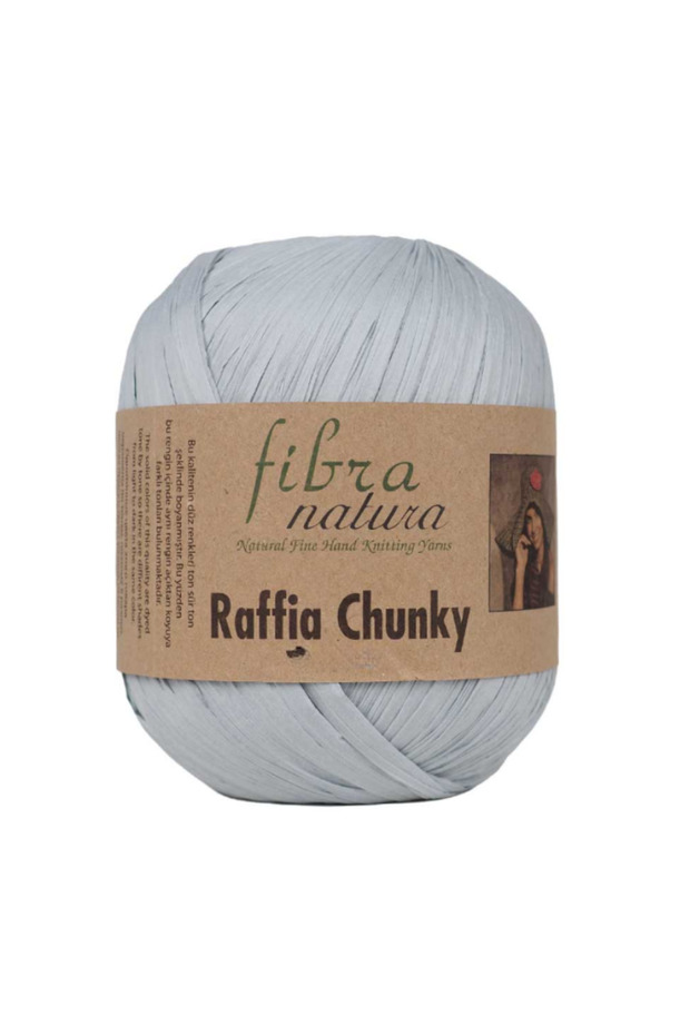 Raffia Chunky 100% Viscose – 100 g 120 m Thick Straw Look Knitting Yarn-114-41-1 Piece