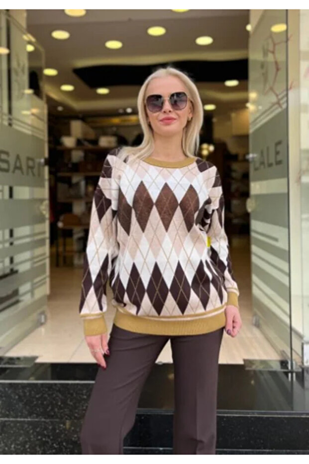 BAKLAVA DESENLİ TRİKO - 2