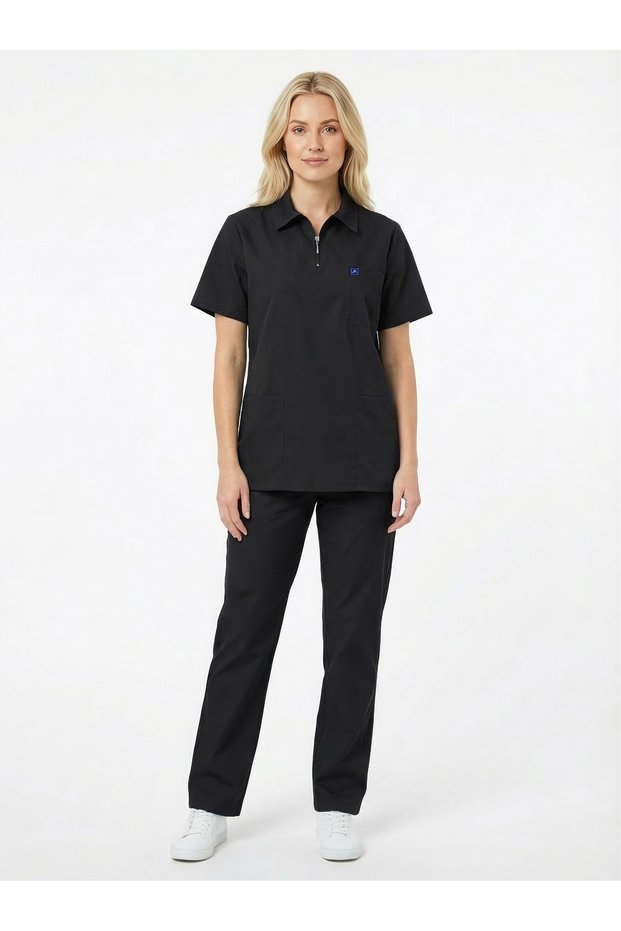 Fermuarlı Scrubs