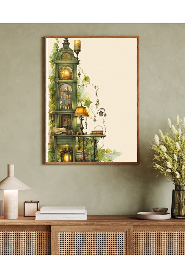 One Piece Living Room Office Decor Painting Stand Alone Artwork Vrynt