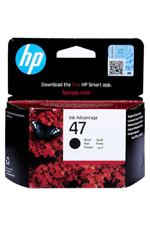 خرطوشة الحبر الأسود الأصلية HP 47 اتش بي - 6ZD21AE