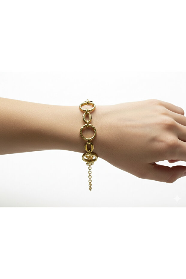 Cast Chain Bracelet Round