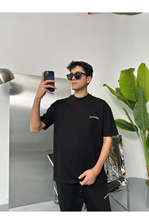 Znc Studios Black Basic T-Shirt