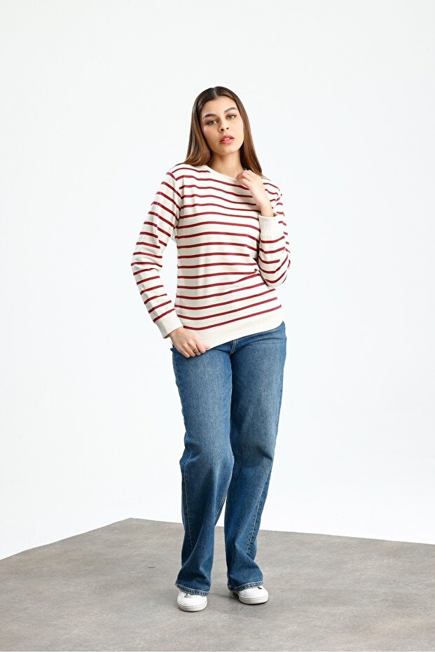 Basic Crew Neck Regular Sweatshirt - 7