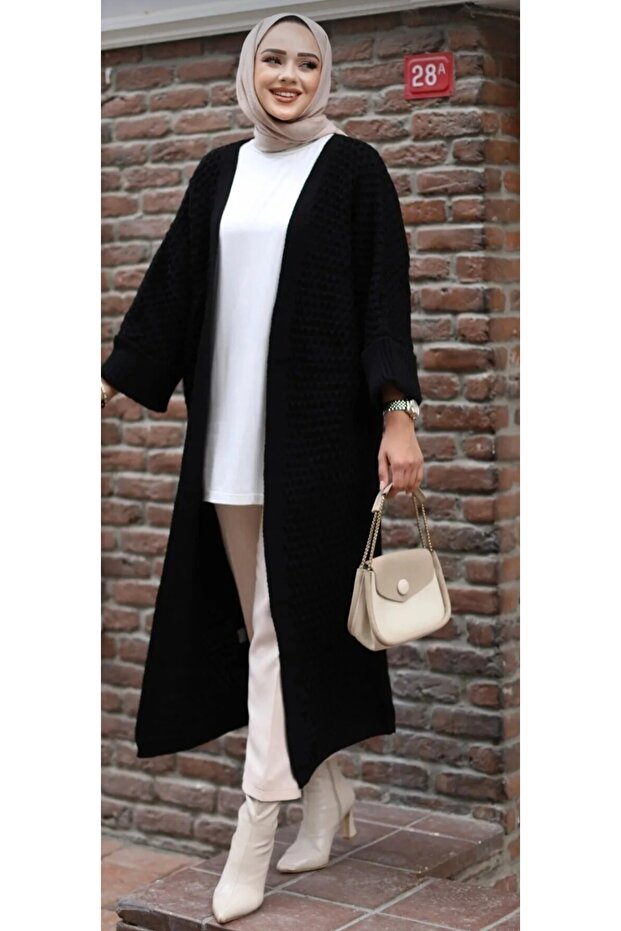 Uzun Triko Hırka - 3