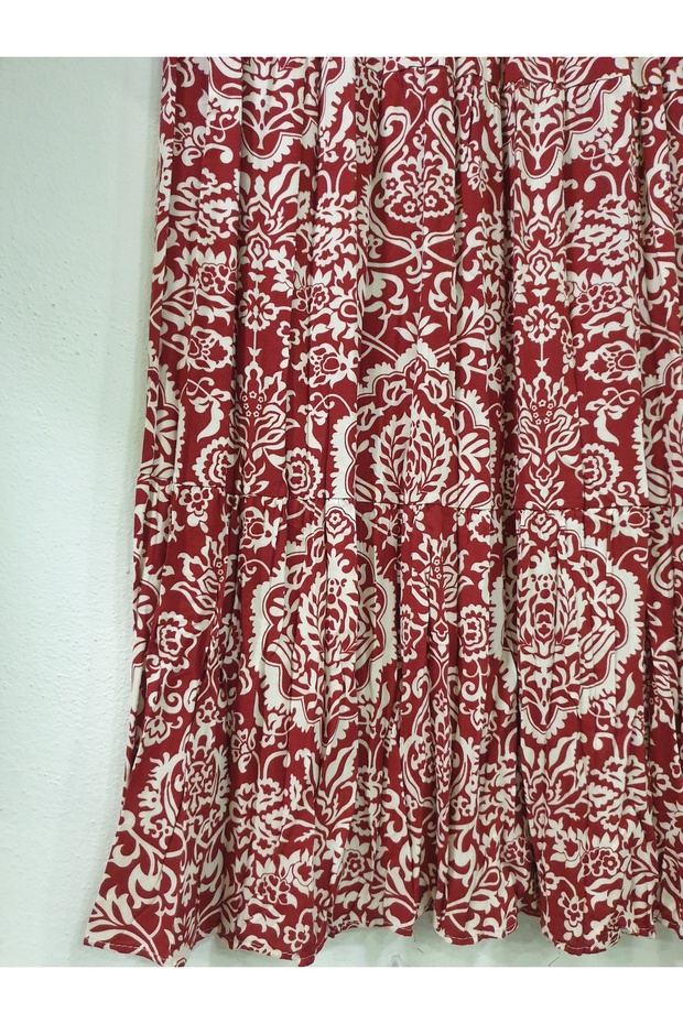 KADIN VİSKON ETEK KATLI - 2