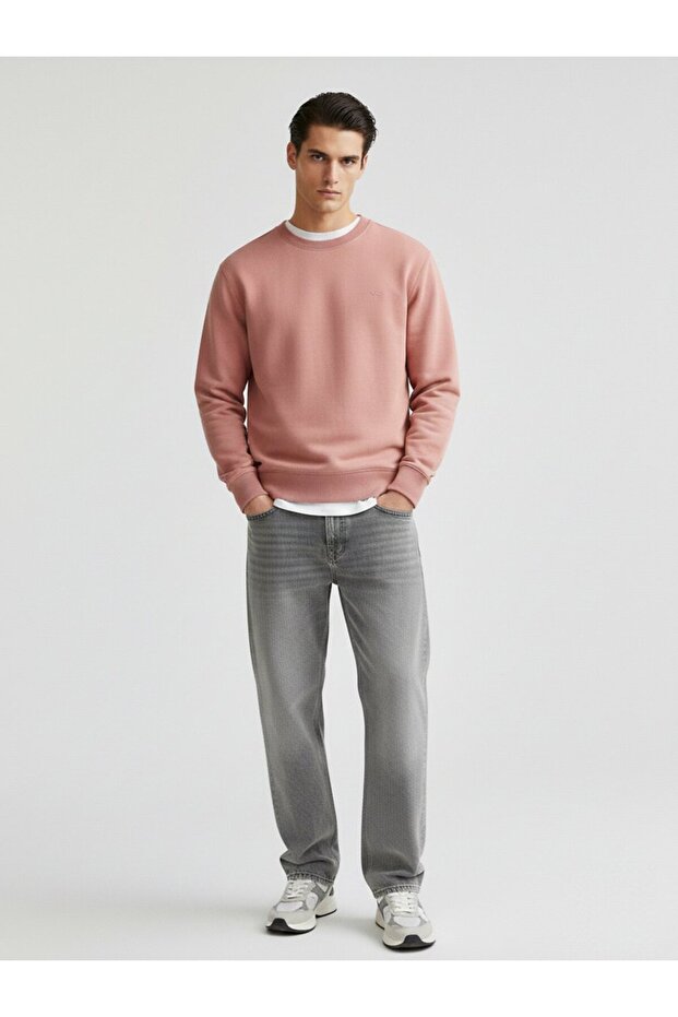 Pembe Sweatshırt - 1