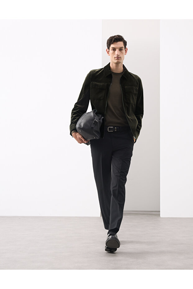 Kadife Trucker Ceket - 3