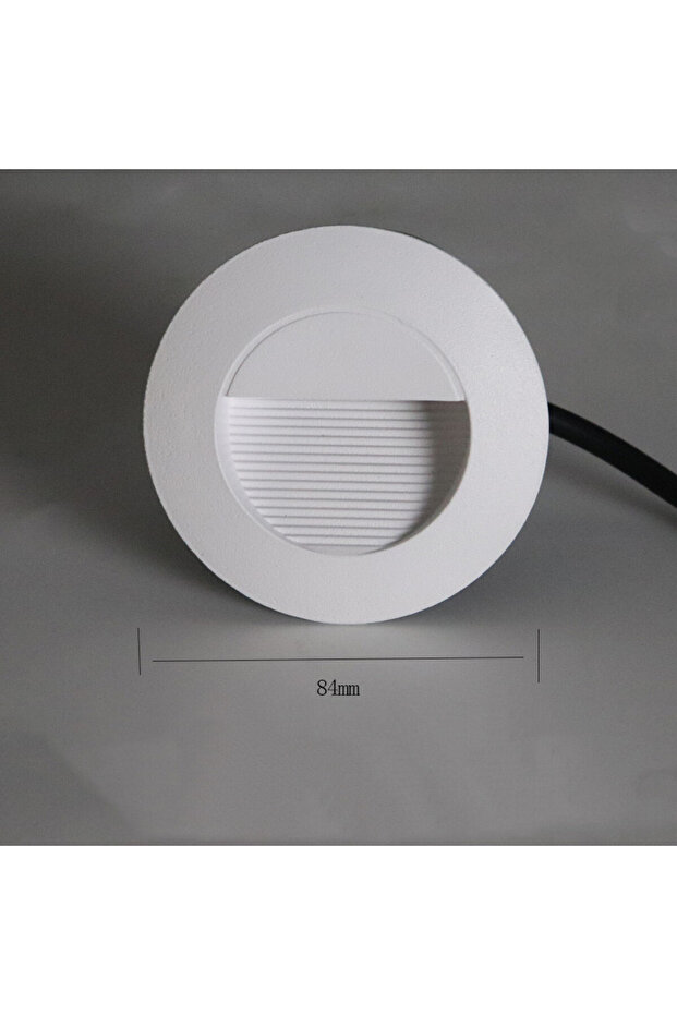 Neutral White 4000k WHITE Outdoor Step Lighting 3W LED Embedded Wall Lamps Waterproof Outside Night