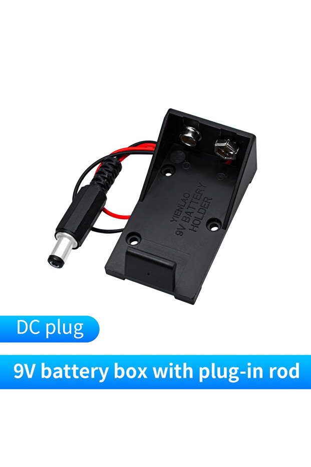 keyestudio Big Discount 9V Battery Box With Plug-in Rod DC Plug For Arduino Diy Science Experimen...