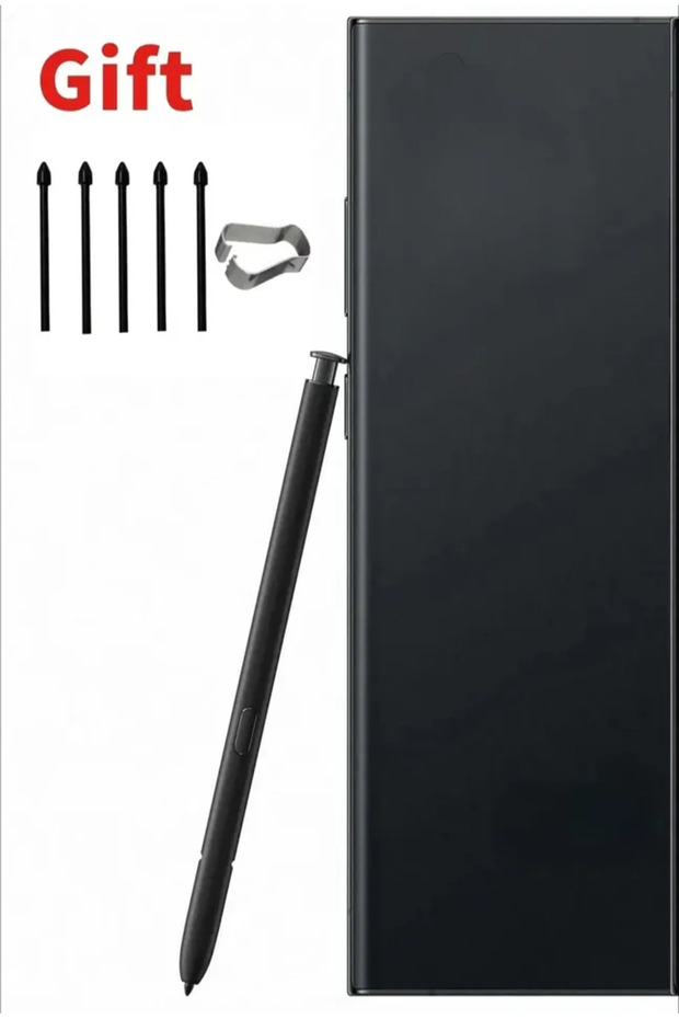قلم لمس أسود اللون لهاتف S23Ultra SM-S918U/B/N، يدعم شاشة الهاتف المحمول بتقنية بلوتوث N...