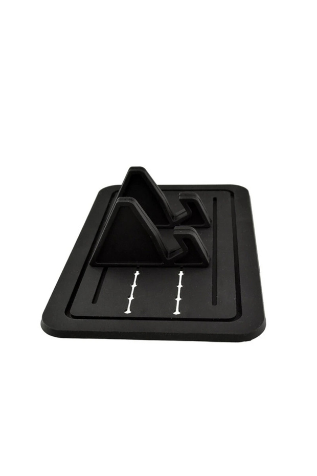 black Car Dashboard Phone Holder Pad For iPhone 16 15 Por Max Pro Antiskid Non-slip Mat ...