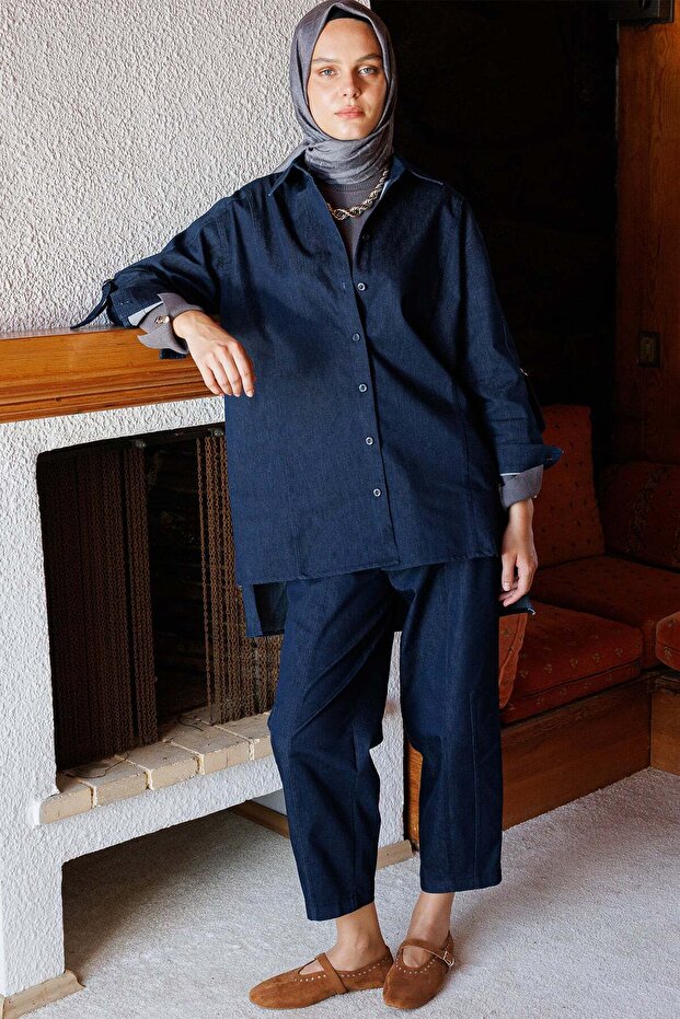 Denim İkili Takım - 1