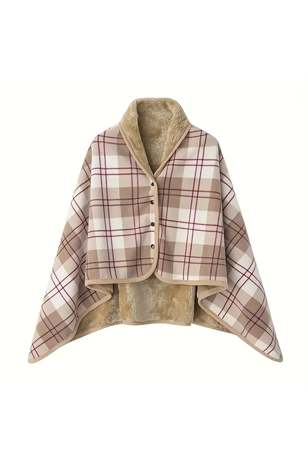 Choice brown 1pc 80x130cm Wearable Blankets Shawl Blanket Flannel Lazy Casual Office Blanket