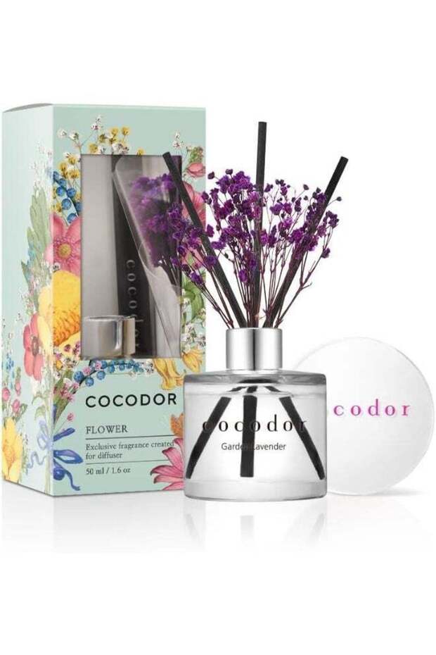 Mini Flower Reed Diffuser/Garden Lavender / 1.6oz(50ml)