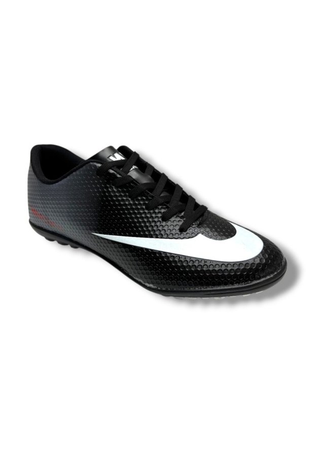 401-26 Men's Astroturf Field Shoes Black White Red 45-47