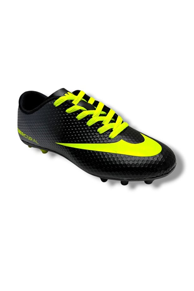 401-26 Men's Turf Soccer Cleats Black Yellow