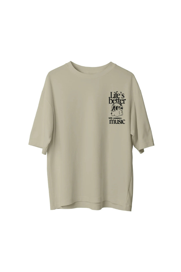 With Music - Oversized T-Shirt