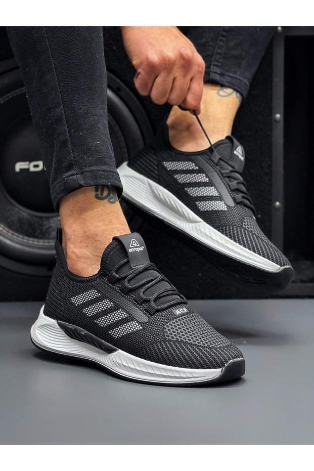 Black Ice Unisex Knitwear Summer Sports Shoes • Lightweight & Comfortable for Daily Use