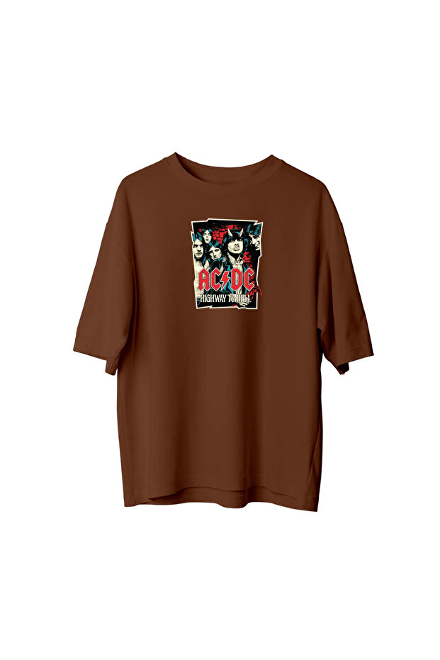 Ac Dc Poster - Oversized T-Shirt