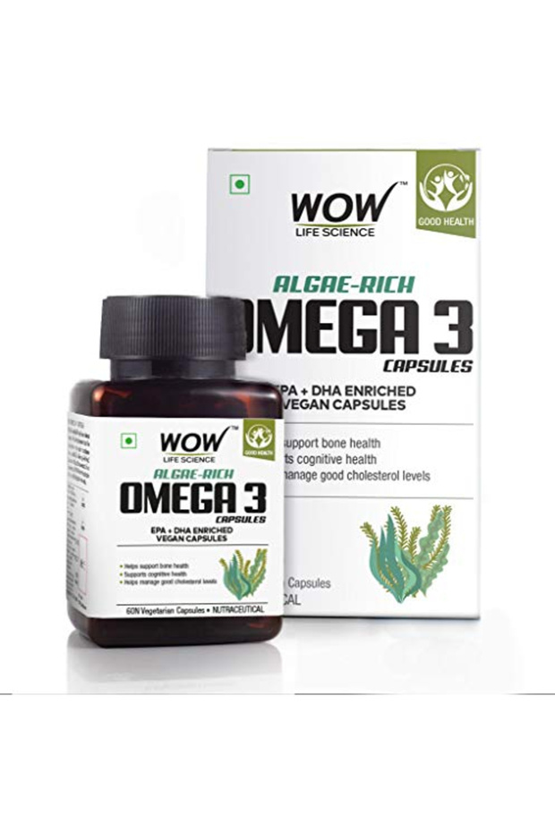 Omega 3 Capsules, Epa and Dha, Vegan - 60 Count