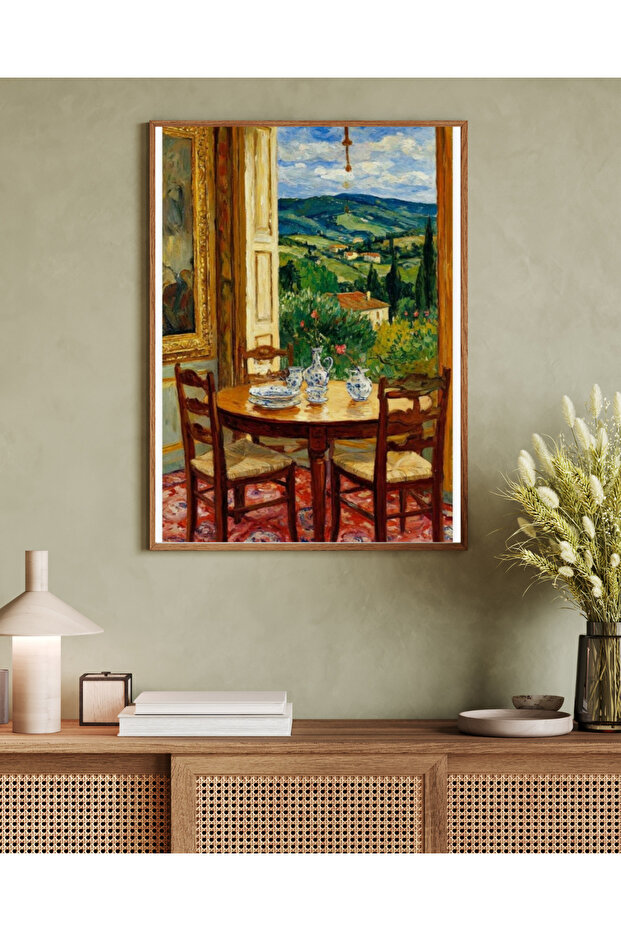 One Piece Living Room Office Decor Painting Stand Alone Artwork Vrynt