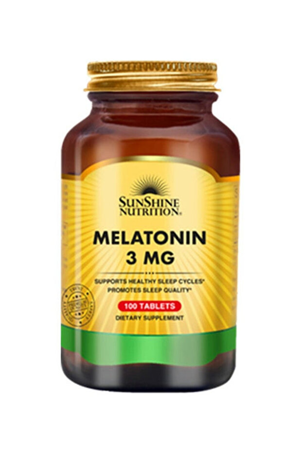Sunshine Melatonin, 3 Mg Tab, 100S