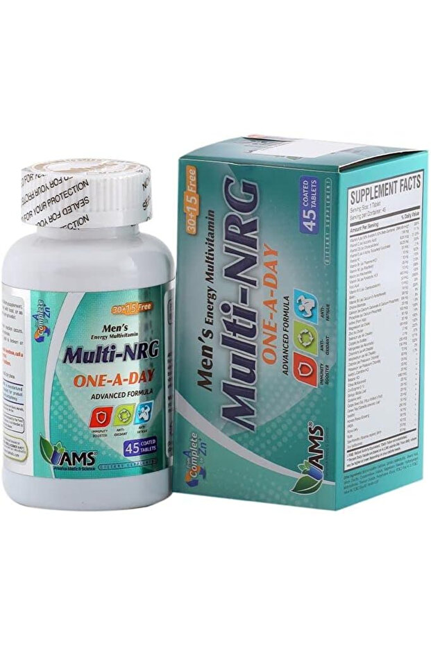Multivitamin Multi-Nrg One A Day for Men - 45 Tablets