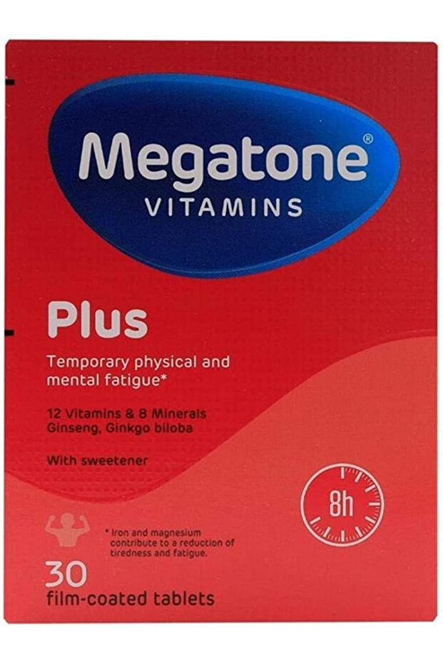 Plus Vitamins Phisycal and Mental Fatigue 30 Tablets