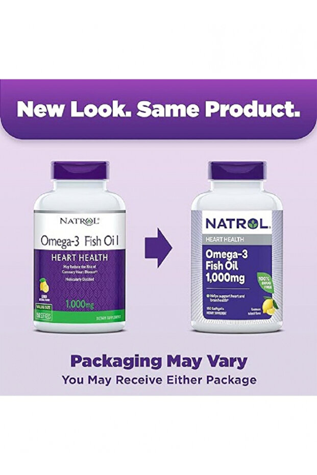 Omega 3 Fish Oil, 1000Mg - 150 Softgel