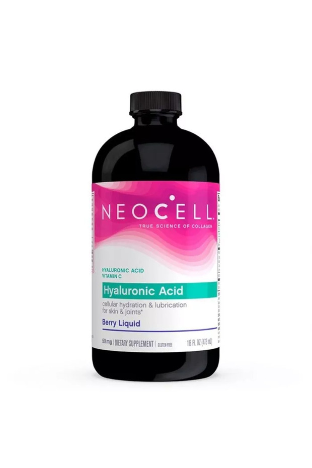 Hyaluronic Acid Blueberry Liquid with Vitamin C for Skin & Joints 473Ml