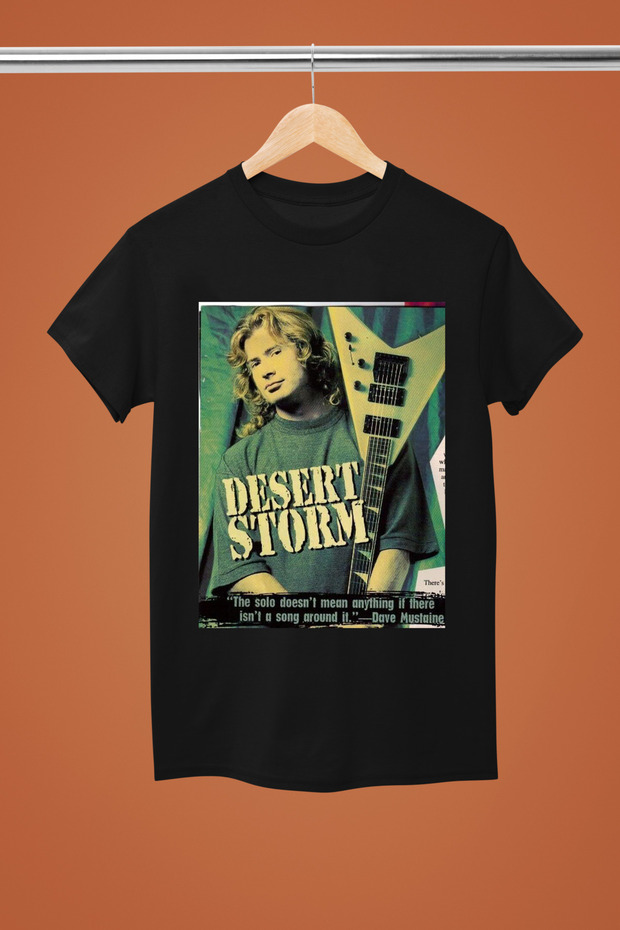 Dave Mustaine Printed Cotton Short Sleeve Regular Fit Rock T-Shirt