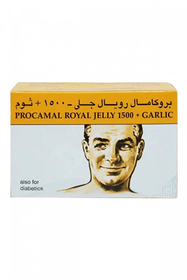 Procamal Royal Jelly 1500 + Garlic Capsules , 30S
