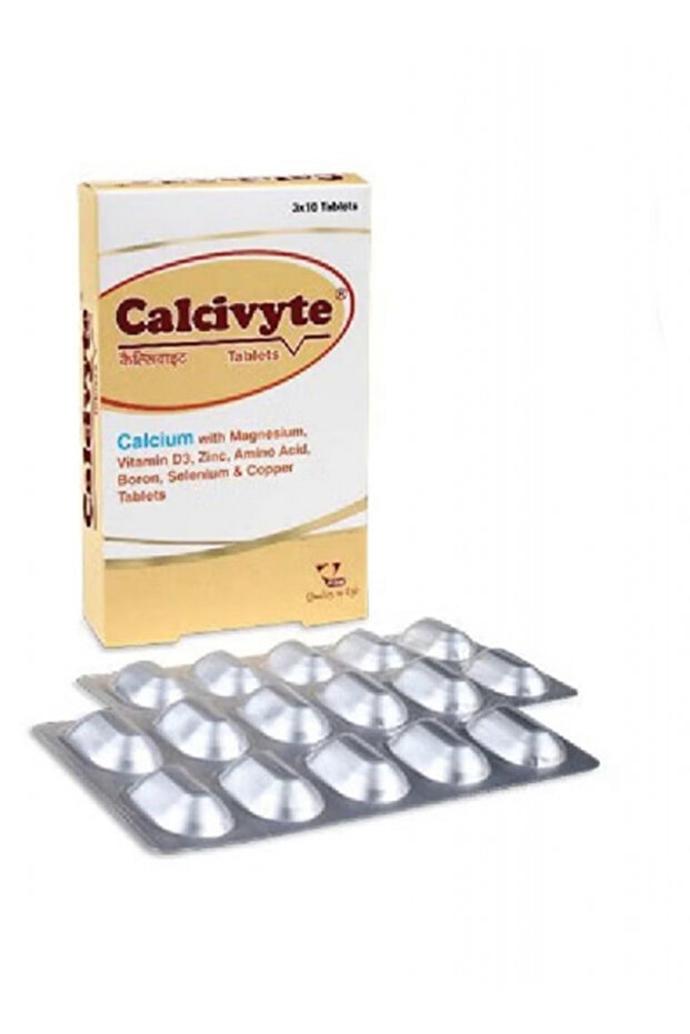 VN Calcivyte Supports bone strength and calcium levels, Tabs, 30'S