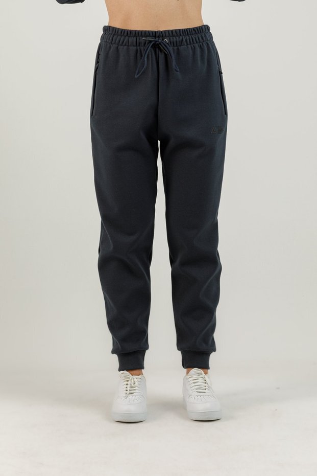 Clubby Ir Zone Women's Ribbed Long Sweatpants Navy Blue