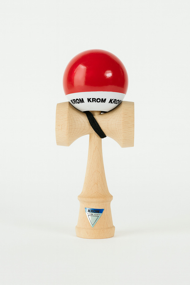 Kendama RED ball + gift replacement string - 1