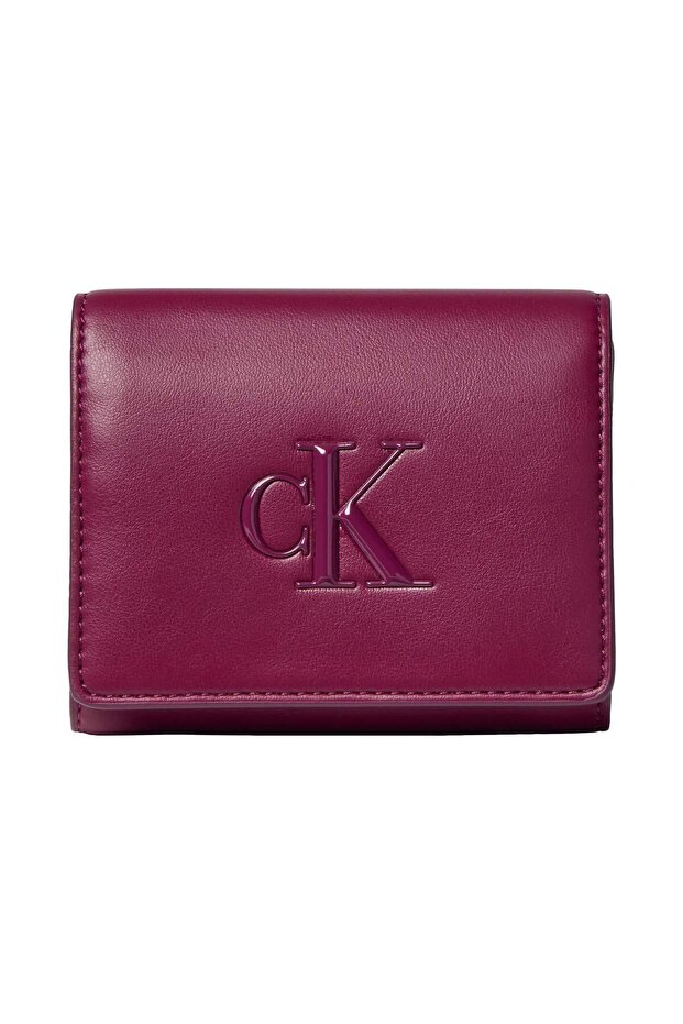 Women's Leather Red Wallet with Card and Cash Compartments, Zipper and Snap Closure Lv04F1047G-Z1K