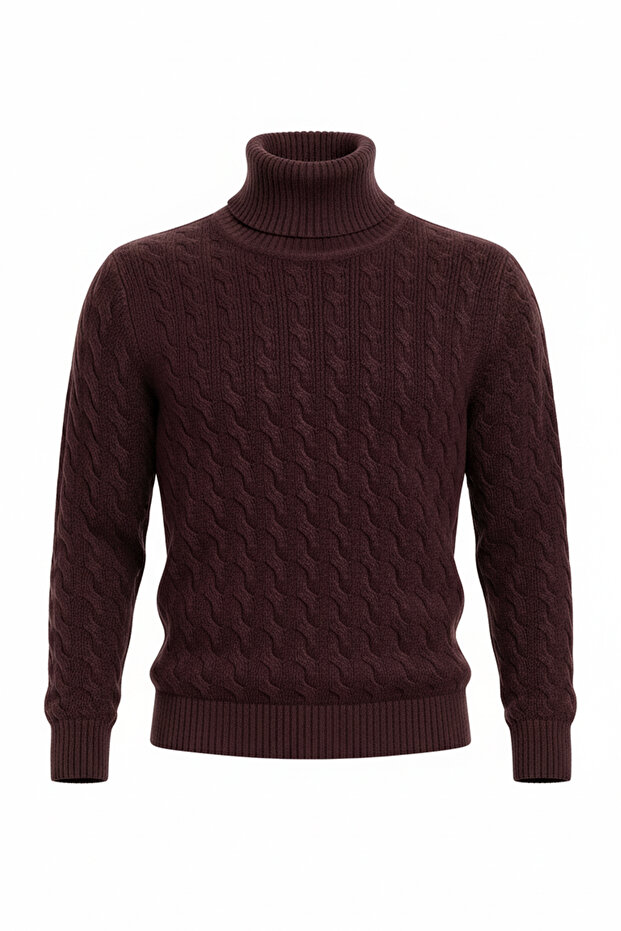 Erkek Balıkçı Yaka Kazak - 4