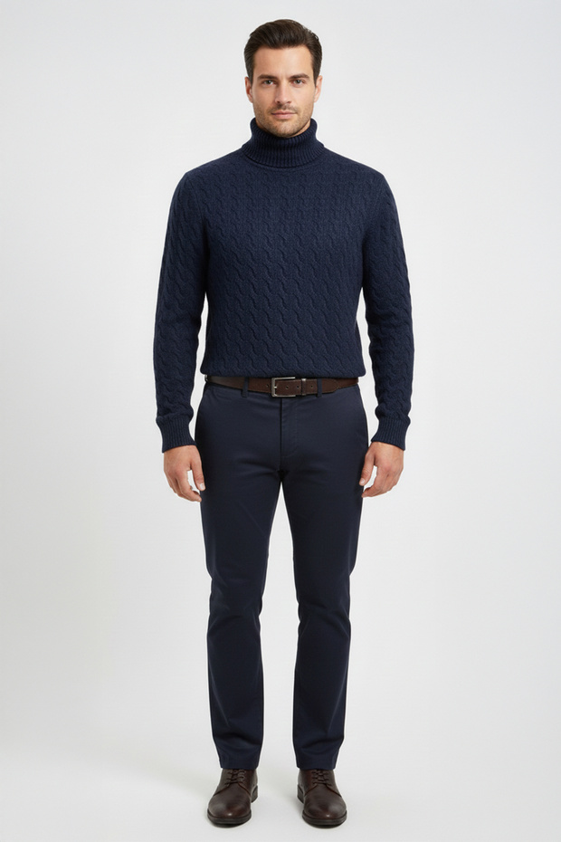 Erkek Balıkçı Yaka Kazak - 2