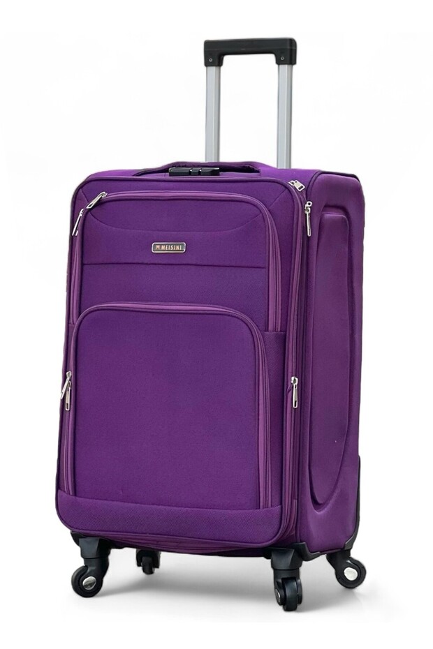 Soft Material 24 Inch(20-25kg) Luggage Lightweight, Secured Lock, 4Spinner Wheels, Expandable