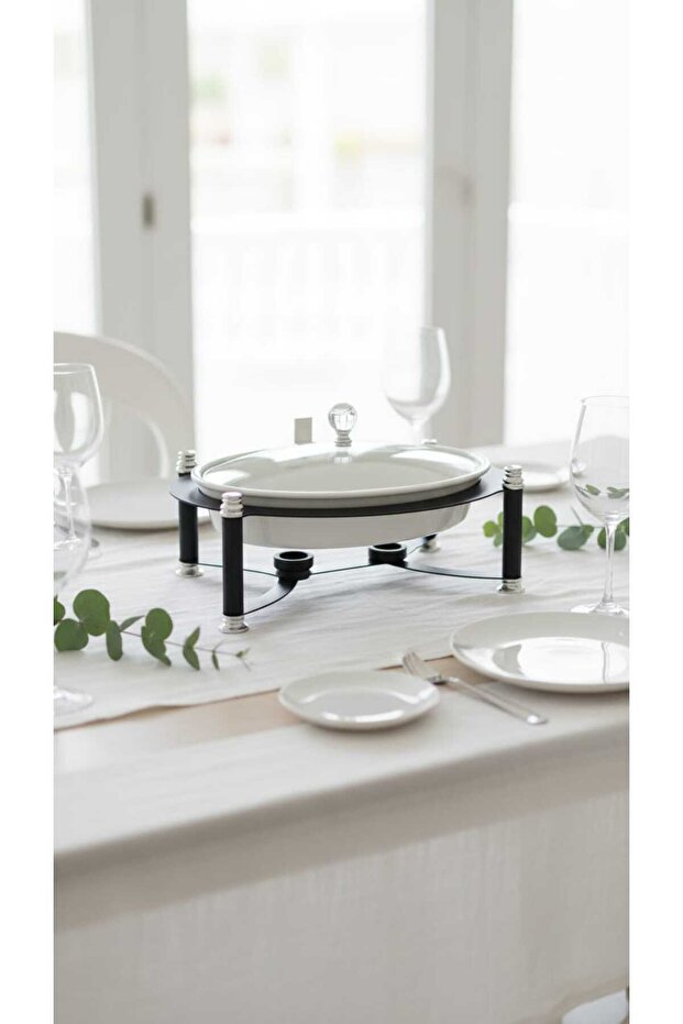 Buffet warmer, oval serving dish, 16 cm - 2