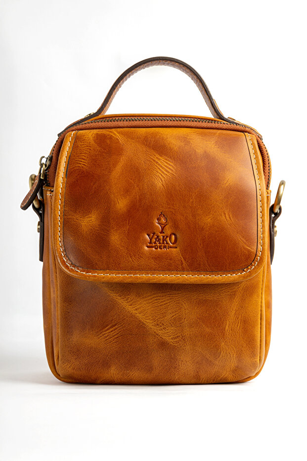 Genuine Leather Shoulder Messenger Bag