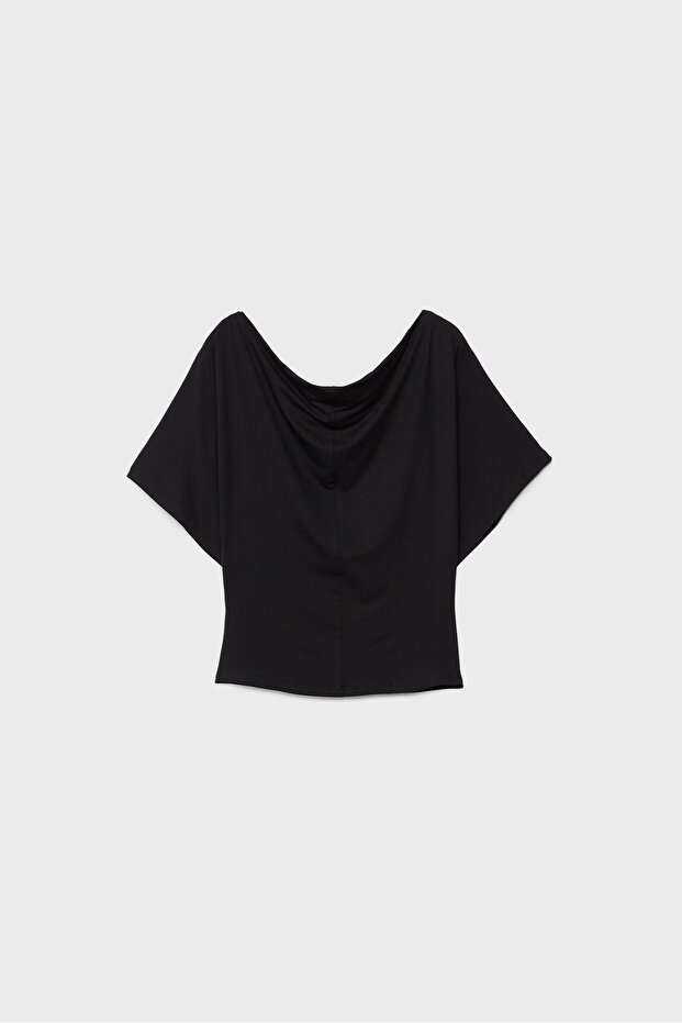 Basic yarasa kollu t-shirt - 7