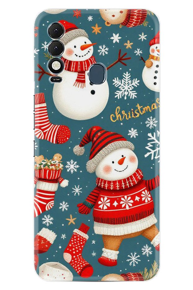 Spark 8t Case Patterned Printed High Protection New Year Series Cover Christmas-11.Jpg