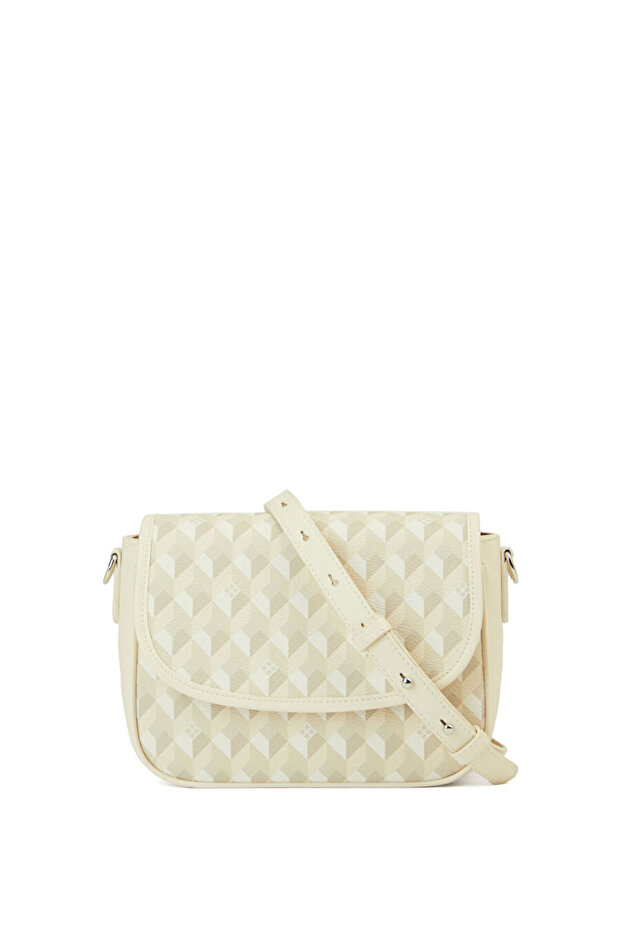 Monogram Bej Kadın Çanta - 1