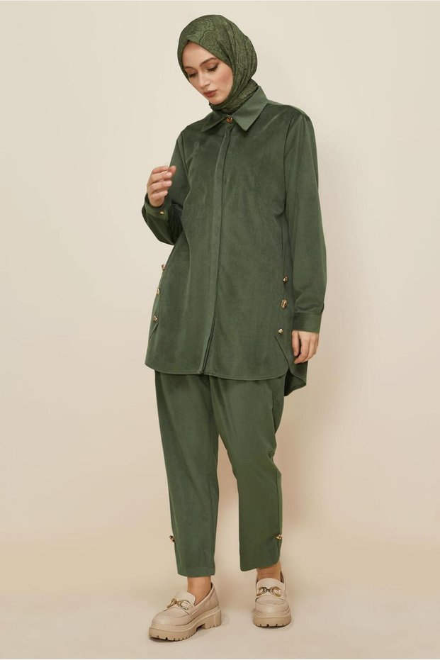 Velvet Suit with Pants 46239